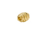 textured gold pendant 