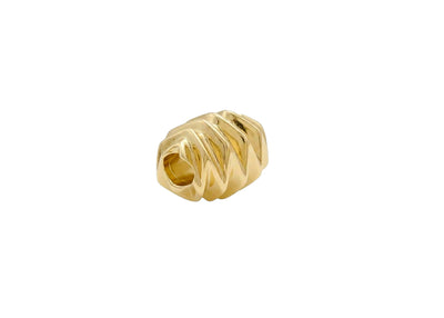 textured gold pendant 