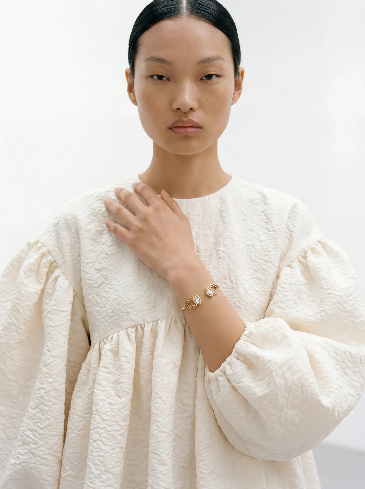 Close-up of Bangle on Model