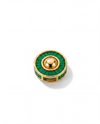 Baguette tsavorite pendant in 18k gold
