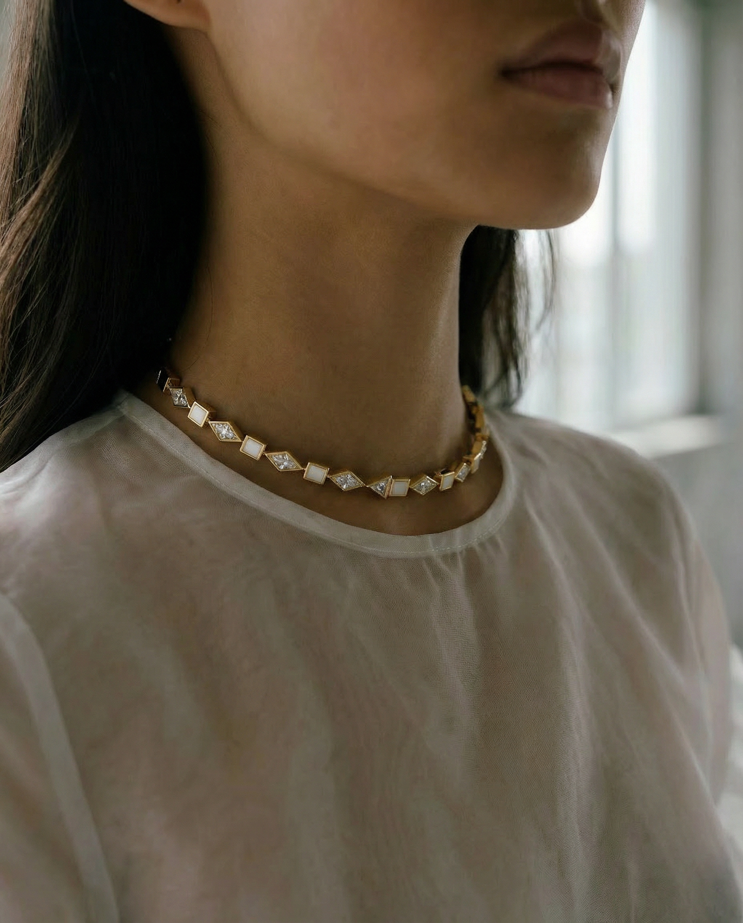 The Cecil Tennis Necklace