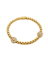 gold necklace with diamond links