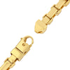 A LÖF statement bold gold statement box chain necklace in 18k solid yellow gold