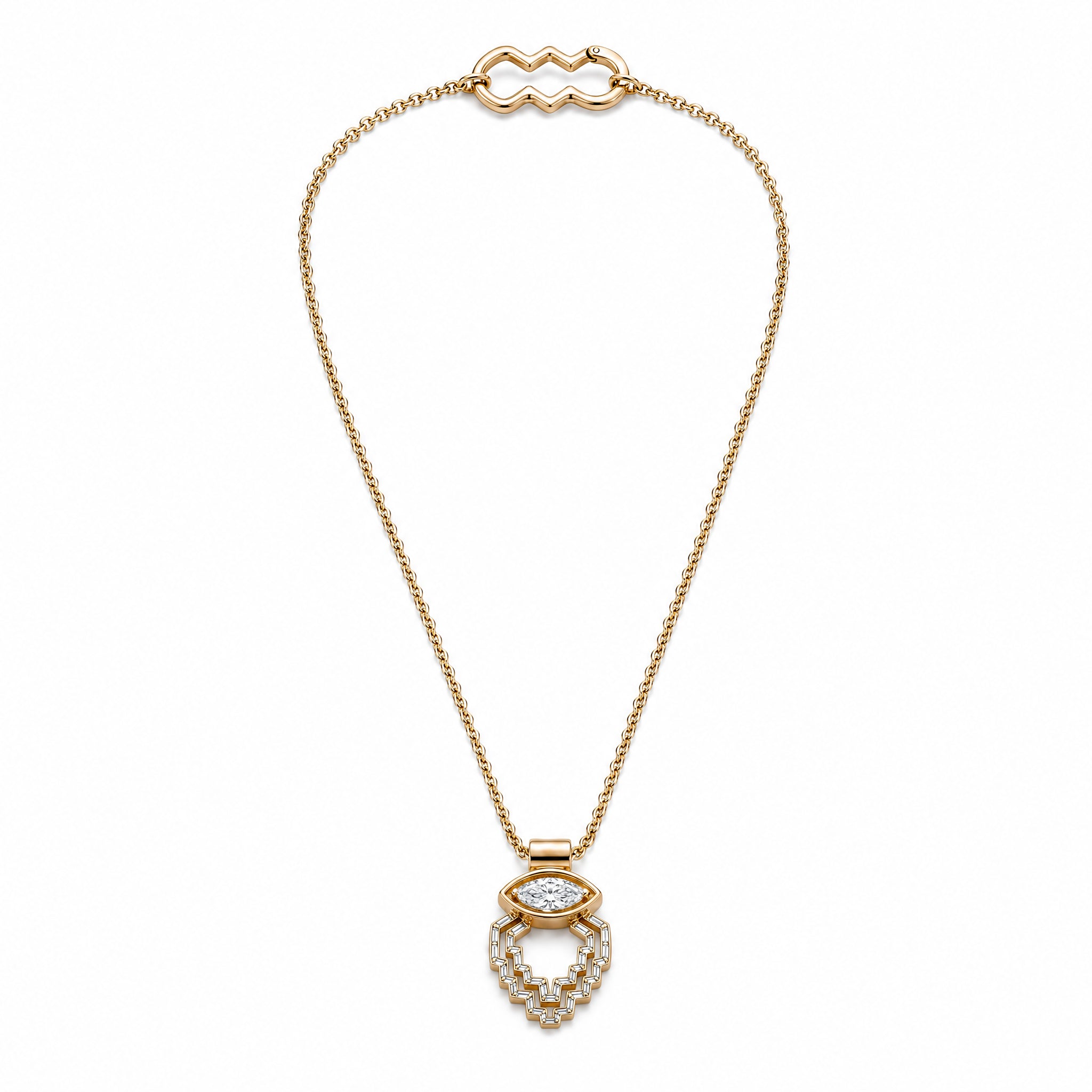 The Maze Pendant & Chain