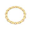 A LÖF statement link necklace with 13 carats of round brilliant diamonds in 18k solid yellow gold