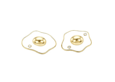 Fried Egg studs