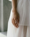 18k gold ring with marquise diamonds