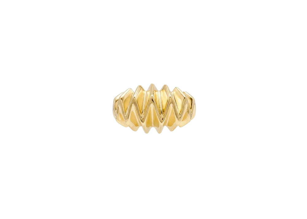 18k textured gold pendant for chain