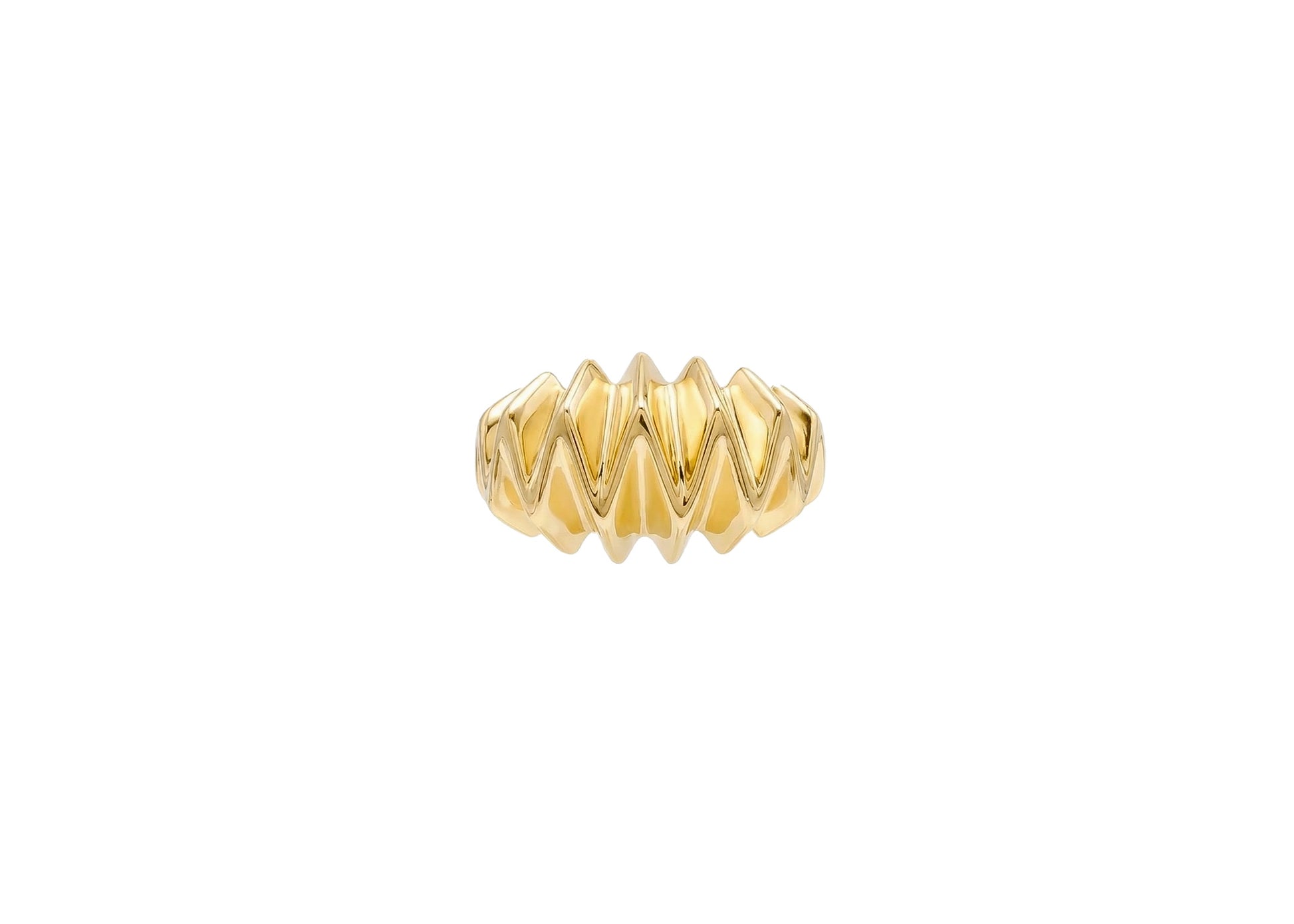 18k textured gold pendant for chain