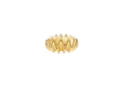 18k textured gold pendant for chain