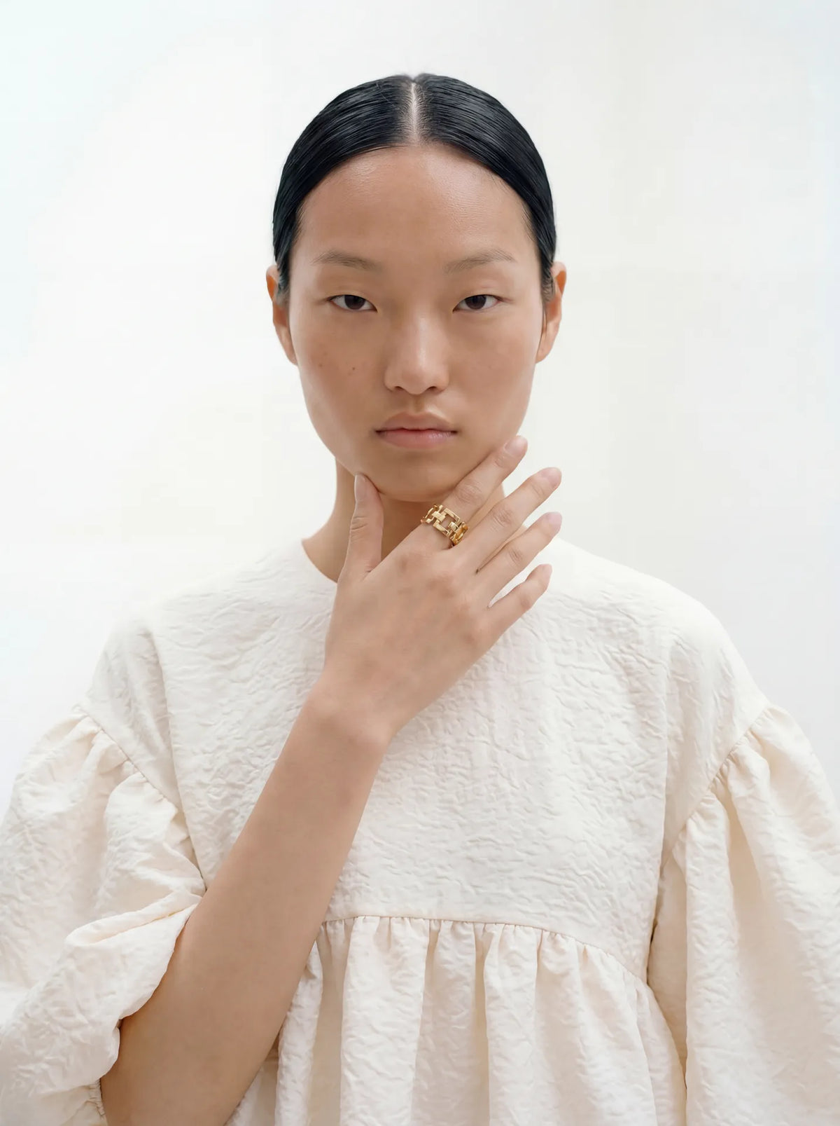 chunky yellow gold ring