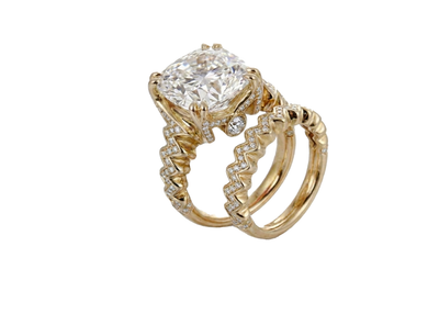 The Zig Zag Engagement Ring
