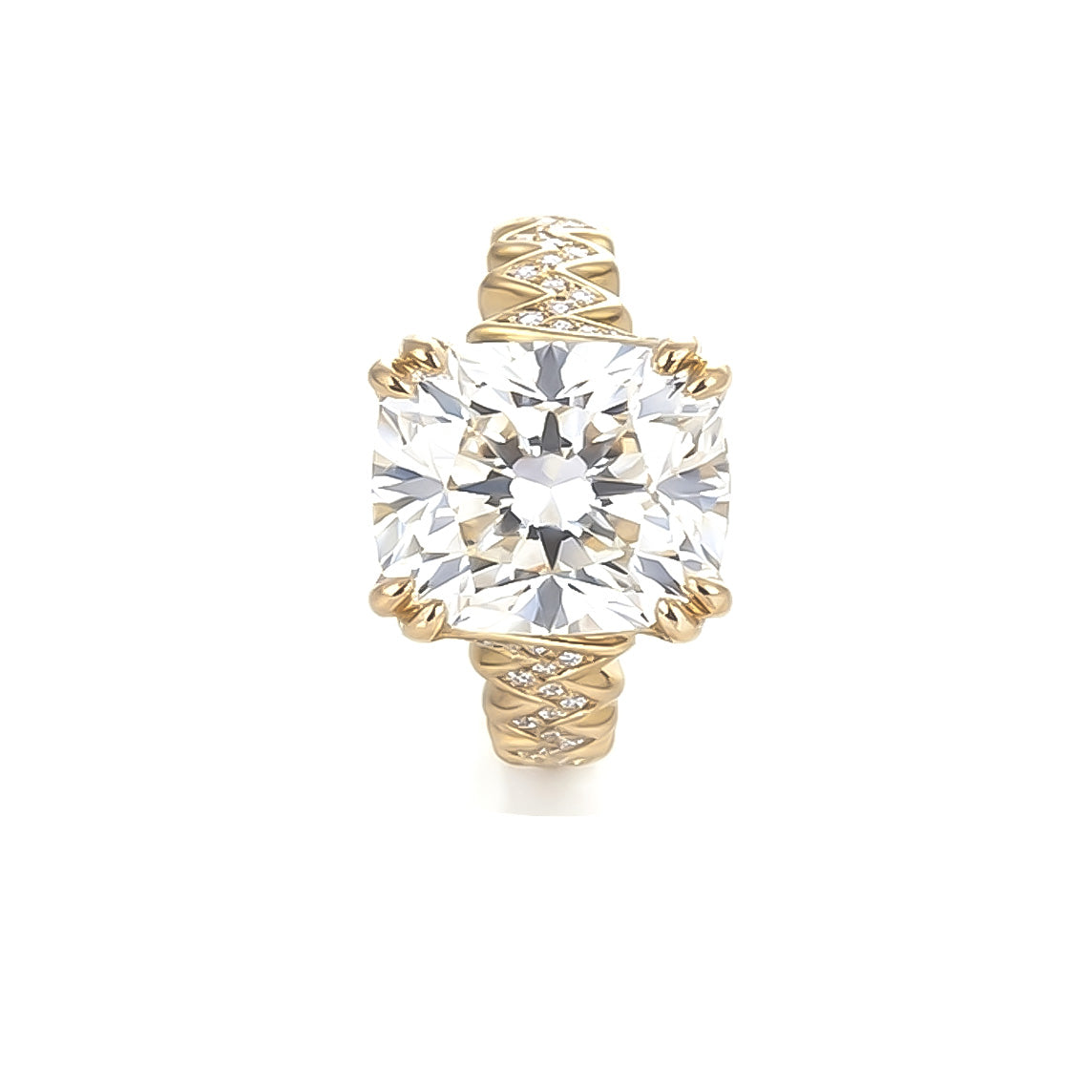 The Zig Zag Engagement Ring